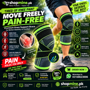 Elastic Knee Brace Knee Support Pack of 2